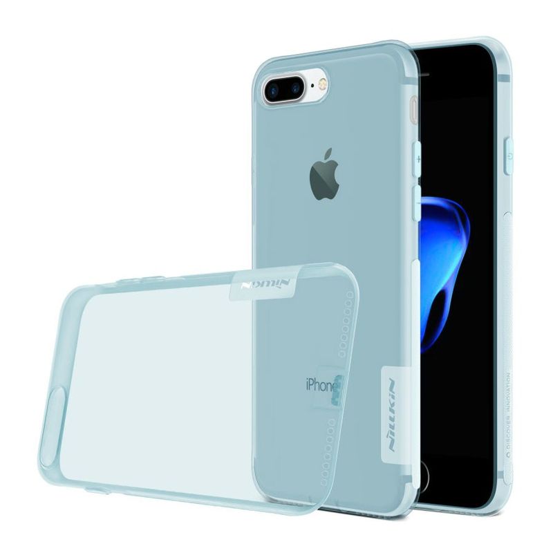Купить Голубой TPU чехол Nillkin Nature для iPhone 7 Plus | 8 Plus по лучшей цене в Украине 🔔 ,  наш интернет - магазин гарантирует качество и быструю доставку вашего заказа 🚀