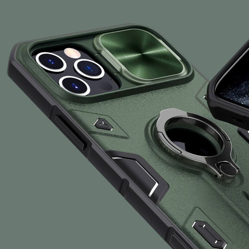 Купить TPU+PC чехол Nillkin CamShield Armor (шторка на камеру) для Apple iPhone 12 Pro / 12 (6.1") по лучшей цене в Украине 🔔 ,  наш интернет - магазин гарантирует качество и быструю доставку вашего заказа 🚀