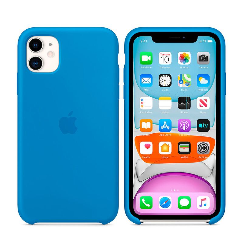 Купить Силиконовый чехол oneLounge Silicone Case Surf Blue для iPhone 11 OEM (MXYY2) по лучшей цене в Украине 🔔 ,  наш интернет - магазин гарантирует качество и быструю доставку вашего заказа 🚀