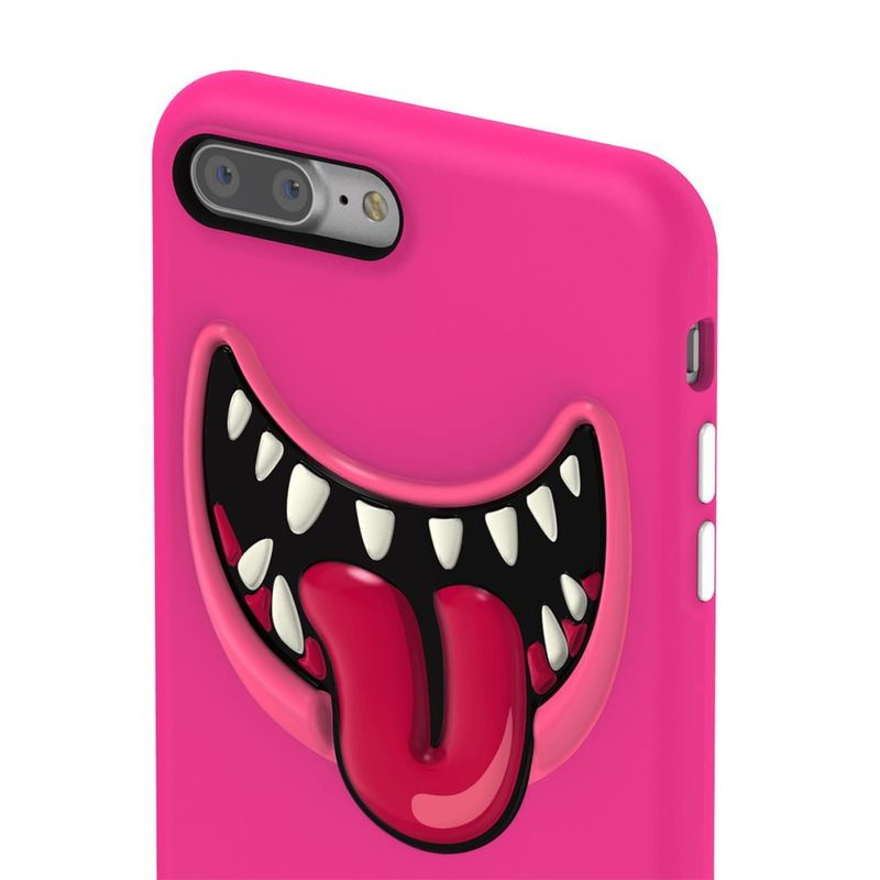 Купить 3D чехол с рисунком SwitchEasy Monsters розовый для iPhone 8 Plus/7 Plus по лучшей цене в Украине 🔔 ,  наш интернет - магазин гарантирует качество и быструю доставку вашего заказа 🚀