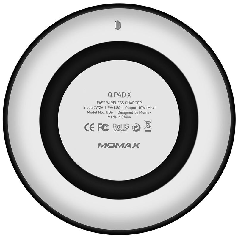 Купить Беспроводное зарядное устройство Momax Q.Pad X 10W Black по лучшей цене в Украине 🔔 ,  наш интернет - магазин гарантирует качество и быструю доставку вашего заказа 🚀
