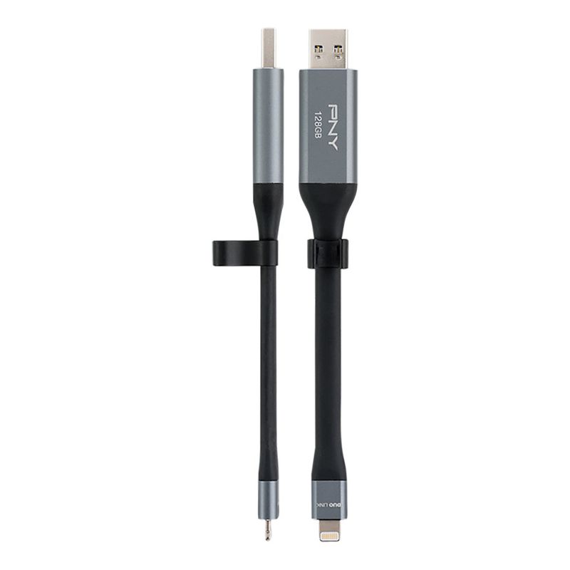 Купить USB флешка PNY DUO LINK USB 3.0 OTG 128GB для iPhone | iPad по лучшей цене в Украине 🔔 ,  наш интернет - магазин гарантирует качество и быструю доставку вашего заказа 🚀