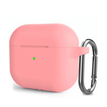 Силиконовый чехол с карабином iLoungeMax Pink для AirPods 3