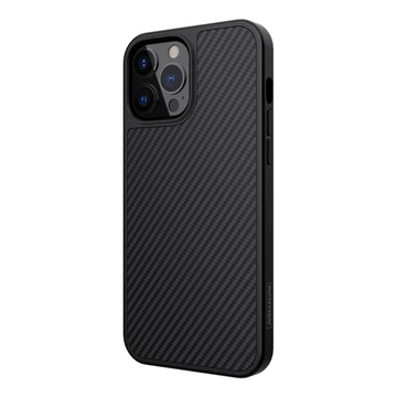 Черный карбоновый чехол Nillkin Synthetic Fiber Series для iPhone 13 Pro Max