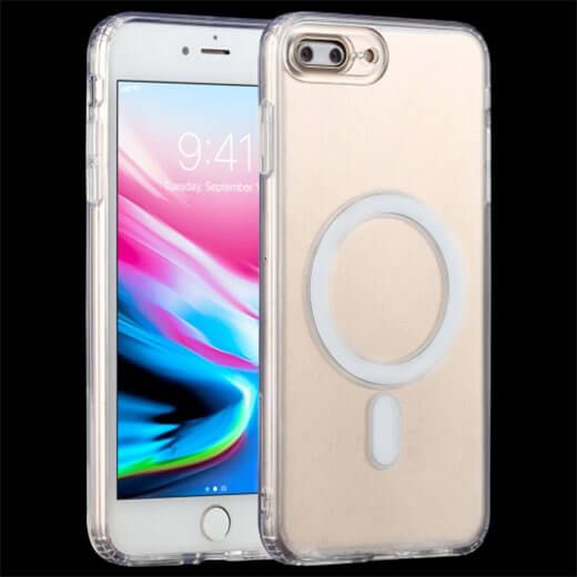 Купить Прозрачный силиконовый чехол iLoungeMax Silicone Case MagSafe для iPhone 7 Plus | 8 Plus по лучшей цене в Украине 🔔 ,  наш интернет - магазин гарантирует качество и быструю доставку вашего заказа 🚀