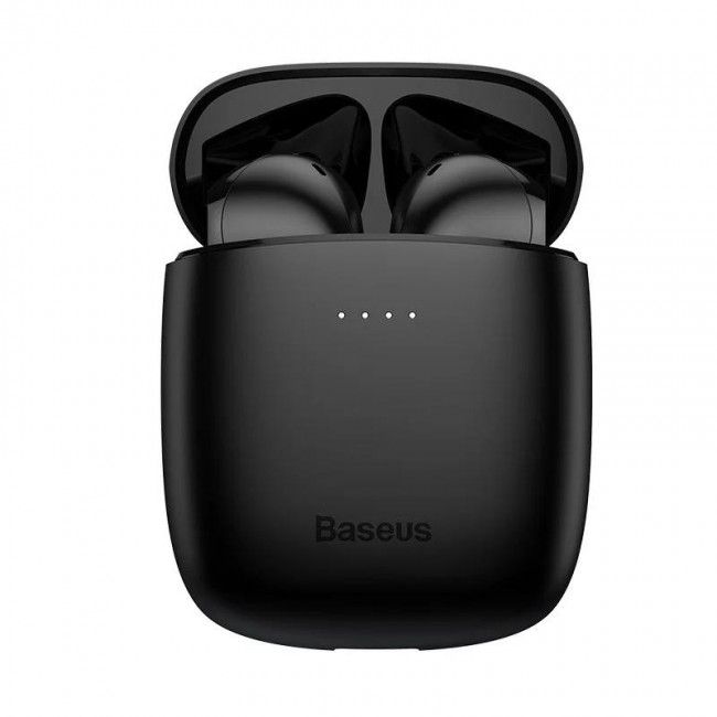 Купить Bluetooth наушники Baseus Encok TWS W04 Black по лучшей цене в Украине 🔔 ,  наш интернет - магазин гарантирует качество и быструю доставку вашего заказа 🚀