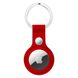 Брелок з кільцем iLoungeMax Leather Key Ring Red для AirTag ОЕМ
