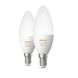 Розумні світлодіодні лампи Philips Hue Single bulb E14 Apple HomeKit (2 шт)