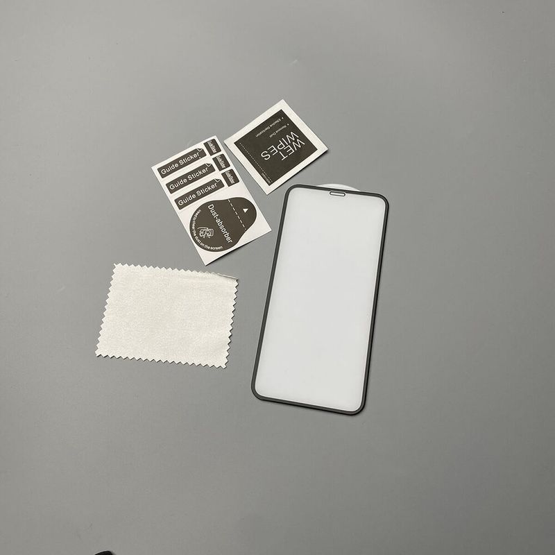 Купить Защитное стекло Baseus Silk-Screen 3D Arc Anti-Blue Light Tempered Glass Black для iPhone 11 Pro | X | XS по лучшей цене в Украине 🔔 ,  наш интернет - магазин гарантирует качество и быструю доставку вашего заказа 🚀