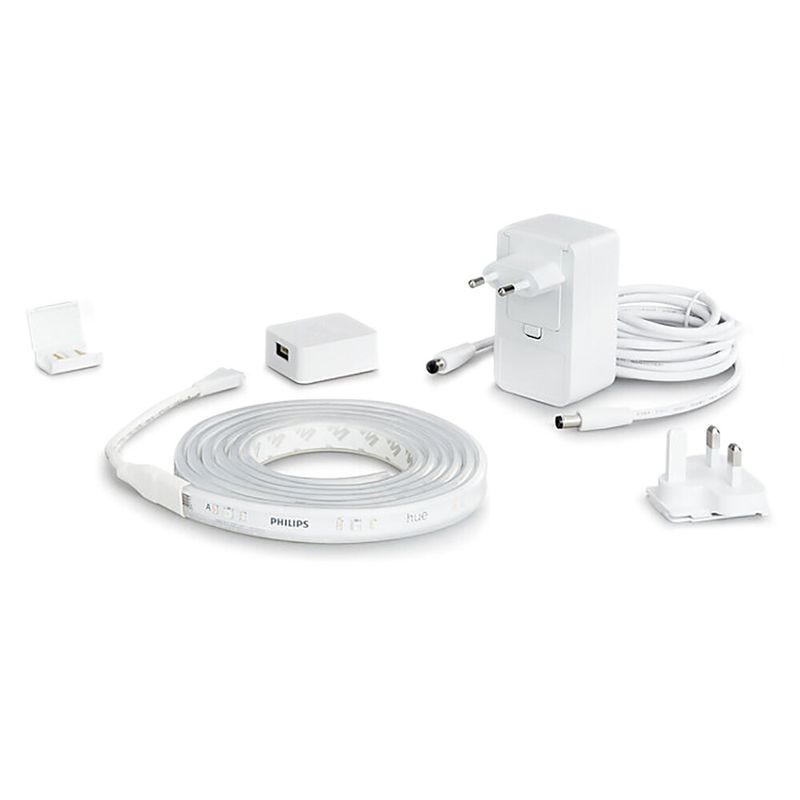 Купить Светодиодная лента Philips Hue Ambiance Lightstrip Plus V4 2м Apple HomeKit (базовый комплект) по лучшей цене в Украине 🔔 ,  наш интернет - магазин гарантирует качество и быструю доставку вашего заказа 🚀