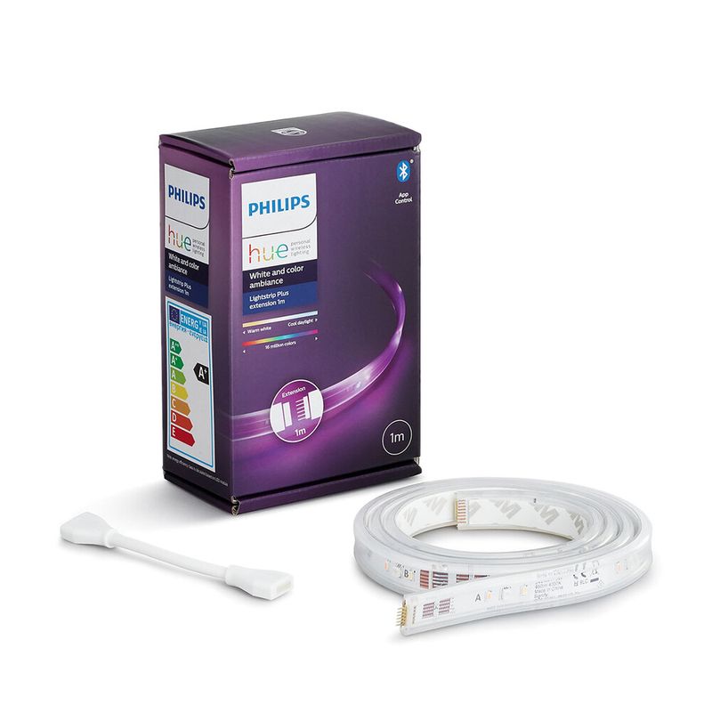 Купить Светодиодная лента Philips Hue Ambiance Lightstrip Plus V4 1м Apple HomeKit (удлинитель) по лучшей цене в Украине 🔔 ,  наш интернет - магазин гарантирует качество и быструю доставку вашего заказа 🚀