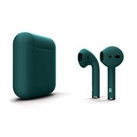 Купити Матові бездротові навушники Apple AirPods 2 Midnight Green (MV7N2) за найкращою ціною в Україні 🔔, наш інтернет - магазин гарантує якість і швидку доставку вашого замовлення 🚀