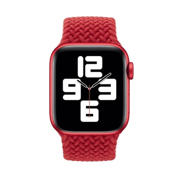 Купить Плетеный монобраслет oneLounge Braided Solo Loop Red для Apple Watch 44mm | 42mm Size M OEM по лучшей цене в Украине 🔔 ,  наш интернет - магазин гарантирует качество и быструю доставку вашего заказа 🚀