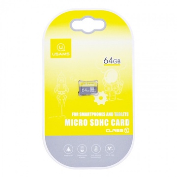 Купить Карта памяти Micro SDHC Card Usams US-ZB095 TF High Speed Card 64Gb Class 10 по лучшей цене в Украине 🔔 ,  наш интернет - магазин гарантирует качество и быструю доставку вашего заказа 🚀
