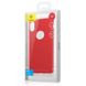 Силіконовий чохол Baseus Soft червоний для iPhone X