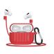Комплект для Apple Airpods Pro (чохол, карабін, шнур) Hoco WB20 Fenix protective cover Red