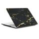 Пластиковий чохол oneLounge Marble Black | Yellow для MacBook Pro 13" (M1| 2020 | 2019 | 2018)