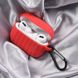 Комплект для Apple Airpods Pro (чехол, карабин, шнур) Hoco WB20 Fenix protective cover Red
