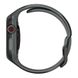 Черный противоударный чехол-ремешок Spigen Liquid Air Pro для Apple Watch 40mm SE | 6 | 5 | 4