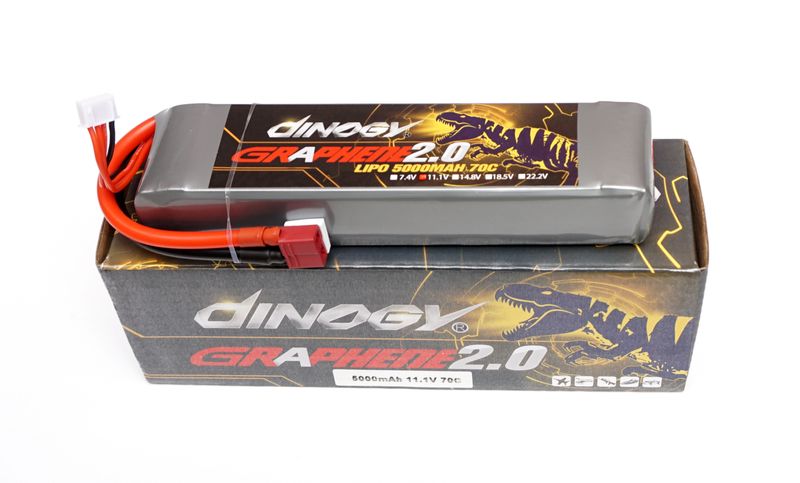 Купити Аккумулятор для квадрокоптера Dinogy G2.0 Li-Pol 5000 мАч 11.1 В 29x48x165 мм T-Plug за найкращою ціною в Україні 🔔, наш інтернет - магазин гарантує якість і швидку доставку вашого замовлення 🚀