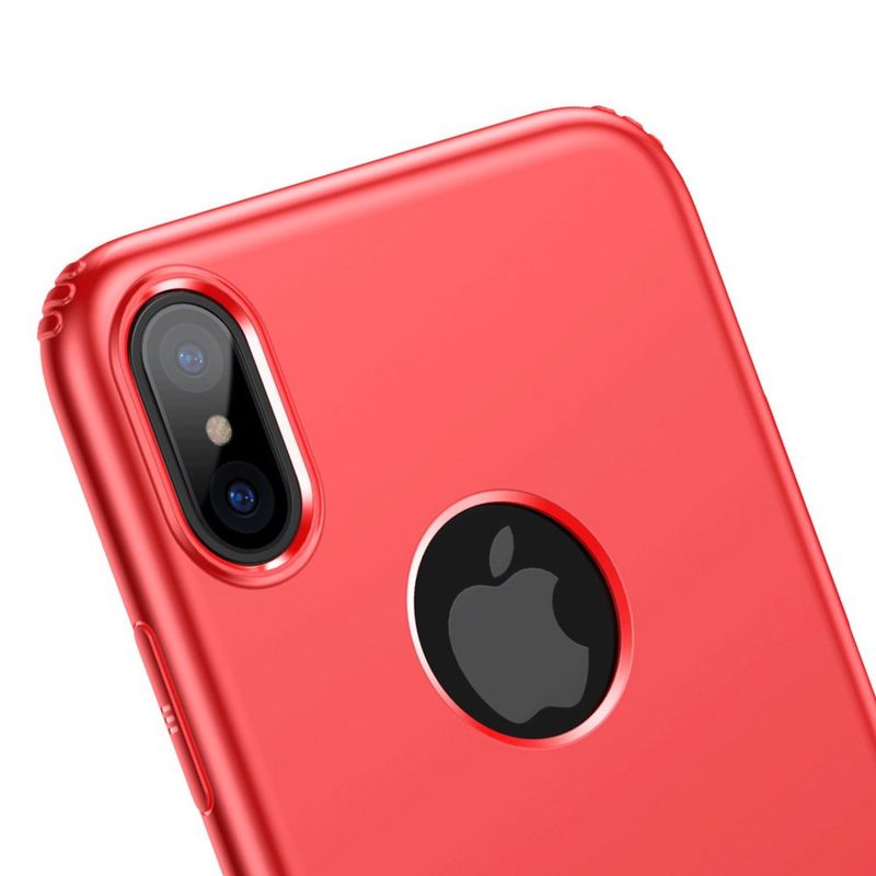 Купити Силіконовий чохол Baseus Soft червоний для iPhone X за найкращою ціною в Україні 🔔, наш інтернет - магазин гарантує якість і швидку доставку вашого замовлення 🚀