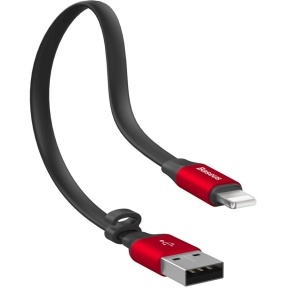 Купити Lightning кабель Baseus Nimble 2A, 23см чорний + червоний за найкращою ціною в Україні 🔔, наш інтернет - магазин гарантує якість і швидку доставку вашого замовлення 🚀