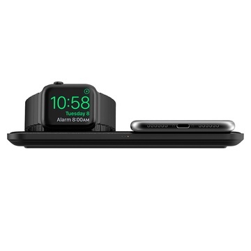 Купить Беспроводное зарядное устройство Nomad Base Station Apple Watch Edition 3 в 1 Black по лучшей цене в Украине 🔔 ,  наш интернет - магазин гарантирует качество и быструю доставку вашего заказа 🚀