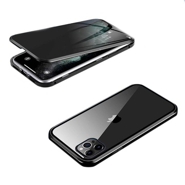 Купить Магнитный чехол со стеклом антишпион oneLounge Shield Case Black для iPhone 12 Pro Max по лучшей цене в Украине 🔔 ,  наш интернет - магазин гарантирует качество и быструю доставку вашего заказа 🚀
