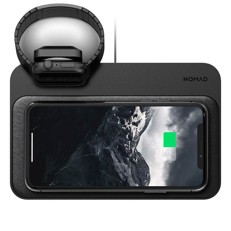 Купить Беспроводное зарядное устройство Nomad Base Station Apple Watch Edition 3 в 1 Black по лучшей цене в Украине 🔔 ,  наш интернет - магазин гарантирует качество и быструю доставку вашего заказа 🚀