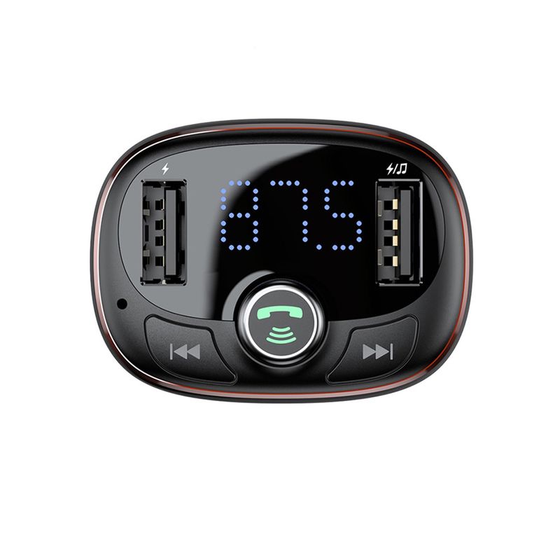 Купить Автомобильный FM трансмиттер Baseus S-09 T-Typed Bluetooth MP3 Coffee по лучшей цене в Украине 🔔 ,  наш интернет - магазин гарантирует качество и быструю доставку вашего заказа 🚀