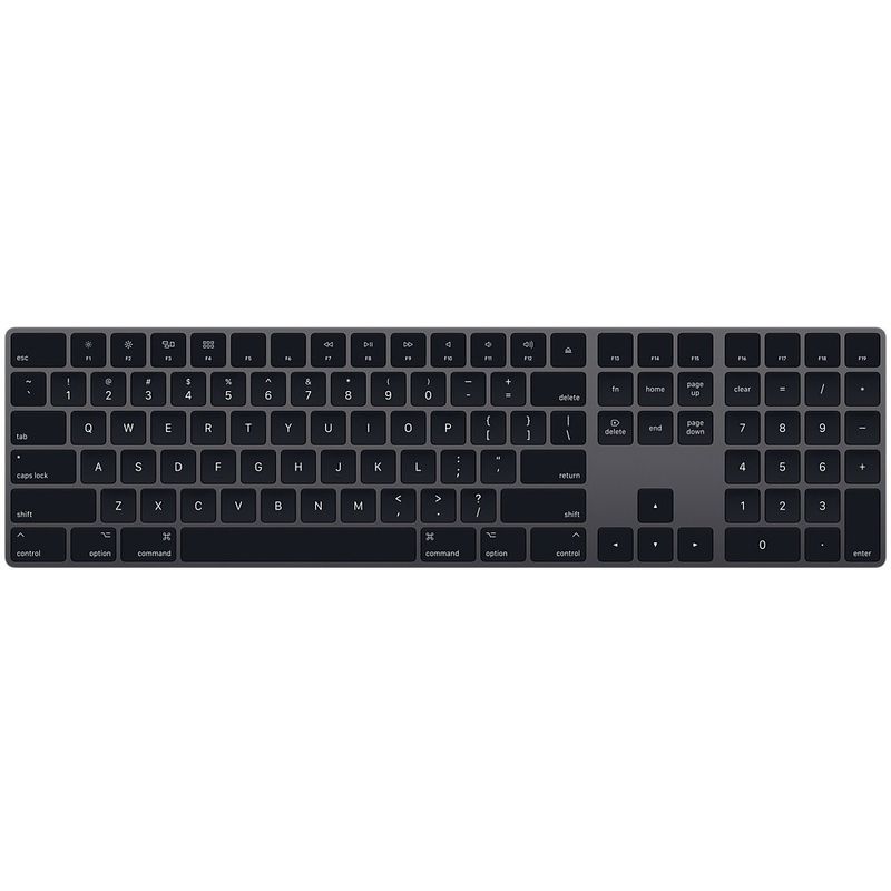 Купить Клавиатура Apple Magic Keyboard with Numeric Keypad Space Gray (MRMH2) по лучшей цене в Украине 🔔 ,  наш интернет - магазин гарантирует качество и быструю доставку вашего заказа 🚀