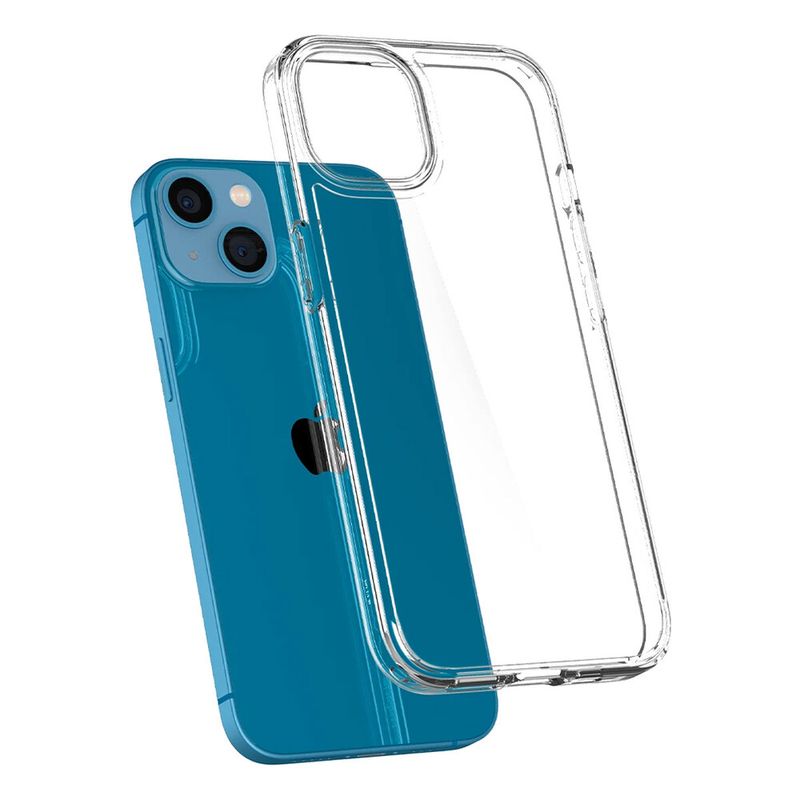 Прозрачный защитный чехол Spigen Ultra Hybrid Crystal Clear для iPhone 13